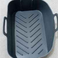 Gambar Wadah atau pot silikon untuk airfryer kotak 19.5 x 12.5 x 7 cm - Abu-abu dari Multi OL Shop_NEW undefined 2 Tokopedia