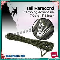 Gambar Tali Paracord Camping Adventure Outdoor 7 Core 31 Meter - SS01 Hijau dari General Goods New undefined 1 Tokopedia