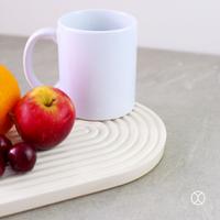 Gambar CONCREATE Tray Nubia / Tray / Tatakan / Nampan Bulat - Hitam dari Concreate living undefined 4 Tokopedia