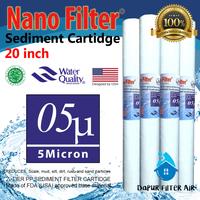Gambar Catridge Sediment NANO 20 inch - Filter Air Reverse Osmosis - 20 in - 10 dari Dapur Filter Air undefined 3 Tokopedia