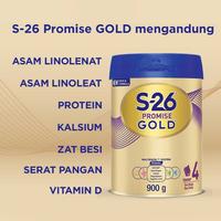 Gambar S-26 Promise Gold Tahap 4 Susu Pertumbuhan 3-12 Tahun Vanila 900 g dari BIGsmart Official undefined 1 Tokopedia