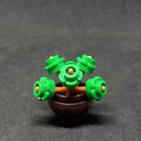 Gambar Lego Dark Brown Pot with Green Flower dari Quadrate Shop undefined 1 Tokopedia