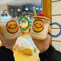 Gambar Mug Aesthetic Cute Smile With Strawberry Wooden Lids|Mug Kaca Kopi Teh - no 2 dari Mega Indo Grosir undefined 5 Tokopedia