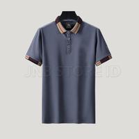 Gambar Kaos Polo Pria Lengan Pendek Combed 30s Polos Kasual Distro Terbaru - Abu-abu, L dari JNB Store ID undefined 1 Tokopedia