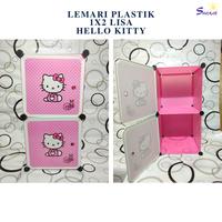 Gambar Lemari Plastik 2 Susun 1x2 Lisa Bahan Resin Plastik & Struktur Baja 37x37x55cm Banyak Slot Dekorasi Rumah - BLACK CAT dari tokogrosirshenar168 undefined 3 Tokopedia