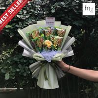 Gambar [TERLARIS - FREE REQUEST] Bouquet Indomie / Buket Mie Instan / Bucket - 9pcs dari Sejatishop23 undefined 1 Tokopedia