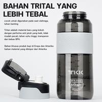Gambar TKK-1010 Sport Water Bottle/Botol Minum Olahraga Tritan BPA Free - Cyan 1000ml dari future store undefined 3 Tokopedia
