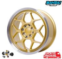 Gambar Velg Mobil HSR GRY R16 Untuk Brio Sigra Yaris Vios Corolla Xenia Latio dari HSR WHEEL BANZAI RIMS undefined 1 Tokopedia