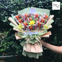 Gambar [TERLARIS - FREE REQUEST] Bouquet Indomie / Buket Mie Instan / Bucket - 9pcs dari Sejatishop23 undefined 4 Tokopedia
