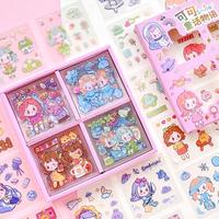 Gambar Stiker 2D 100 Lembar Sticker Momo Kartun Korea Lucu Anti Air dari Villedon Rose undefined 1 Tokopedia