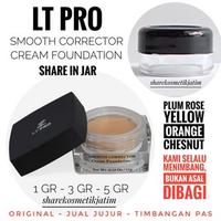 Gambar (Share in Jar) LT Pro Smooth Corrector Cream Foundation - CHESNUT, 1 GR dari sharekosmetikjatim undefined 1 Tokopedia