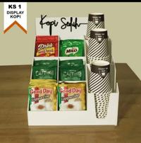 Gambar Display Kopi Sachet//tempat kopi//wadah kopi - Putih dari toko akrilik display_NEW undefined 4 Tokopedia