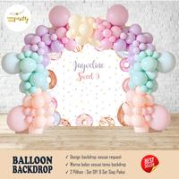 Gambar Balloon Decor - Backdrop Balon Ulang Tahun/Akikah/Baby - SET A dari Theme Your Party undefined 1 Tokopedia