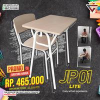 Gambar Meja Kursi Siswa Sekolah Kuliah Belajar JP 01 LITE dari Kursi Kantor Guest undefined 1 Tokopedia