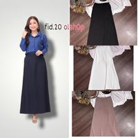 Gambar Rok panjang Line A Hitam / Rok wanita Line A khusus hitam dari M.A.J olshop undefined 1 Tokopedia