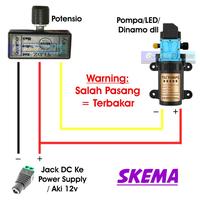 Gambar Dimmer Potensio Pengatur Kecepatan Sprayer Motor Pompa Air LED DC 12V dari Toko Golden Dream undefined 2 Tokopedia