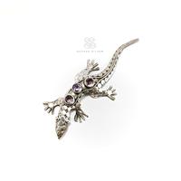 Gambar Bros Perak Motif Cicak Silver 925 Bali dari Sudana Silver undefined 1 Tokopedia