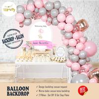 Gambar Balloon Decor - Backdrop Balon Ulang Tahun/Akikah/Baby - SET A dari Theme Your Party undefined 3 Tokopedia