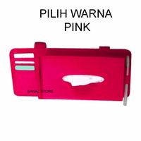 Gambar CAR SUN VISOR TISSUE ORGANIZER / TEMPAT TISSUE TISU KARTU ETOLL MOBIL - Hitam dari sanazstore undefined 5 Tokopedia