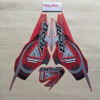 Gambar STRIPING / STICKER HONDA BEAT KARBU 2009 MERAH/PINK/BIRU/HITAM/PUTIH - Merah dari Familystickermotor undefined 2 Tokopedia