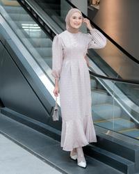 Gambar Baju Daily Dress Wanita Korea Muslim Terbaru Eudia Dress All Size - BW (motif 2), All Size dari Loca Style undefined 3 Tokopedia