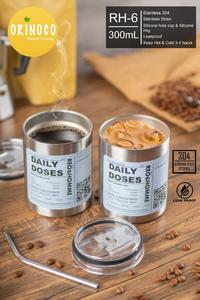 Gambar Orinoco Gelas Mug Stainless Coffee RH-6 WithStraw Stainless Leakproof dari Maxhomeliving_NEW undefined 1 Tokopedia