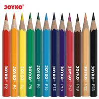 Gambar Joyko Colour Pencil 12 Colours / Pensil Warna Joyko 12 Pendek CP-107 dari Raja Stationery undefined 2 Tokopedia
