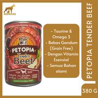 Gambar makanan basah kaleng anjing PETOPIA TENDER BEEF 380g-WET DOG FOOD dari Barkie Pet Petshop undefined 4 Tokopedia