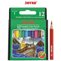 Gambar Joyko Colour Pencil 12 Colours / Pensil Warna Joyko 12 Pendek CP-107 dari Raja Stationery undefined 5 Tokopedia