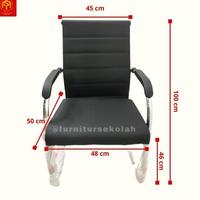 Gambar Kursi Hadap Kursi Kantor Staff Tanpa Roda Kursi Tamu Kerja Besi Non dari Usaha Istiqamah undefined 3 Tokopedia