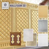 Gambar WALLFOAM 3D PANEL 90CM X 70CM WALLPAPER FOAM - KOTAKPUTIH 5MM dari Bisnetstore undefined 1 Tokopedia