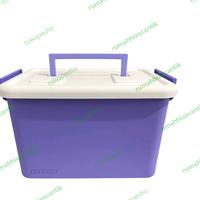 Gambar keranjang ungu tempat kosmetik wadah ungu storage box kotak ungu dari rumahhiascantik undefined 1 Tokopedia