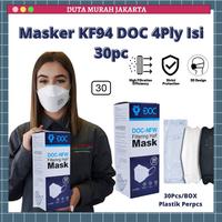 Gambar Masker KF94 Earloop DOC Single Pack Premium Mask isi 25Pcs 1Box DMJ - DOC PUTIH 30PCS dari Galery Jakarta undefined 1 Tokopedia