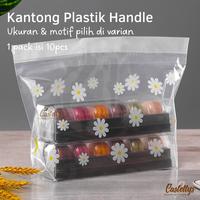 Gambar Kantong Plastik KPH Kantongan Tenteng Handle Tebal Goodie Bag Hampers - Bening Small dari Castellys Packaging undefined 3 Tokopedia