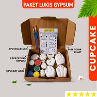 Gambar Paket lukis patung gypsum mewarnai cupcake/kue painting gypsum anak dari BBF TROPHY undefined 3 Tokopedia