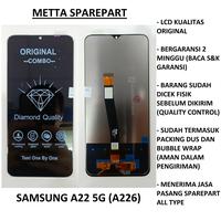 Gambar Original OEM LCD Touchscreen Samsung A22 5G (A226) - Hitam dari Metta Sparepart undefined 1 Tokopedia