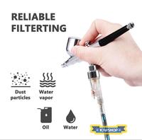 Gambar Mini Air Filter / Saringan Udara 1/8" Untuk Paint / Air / Pen Brush dari KJWSHOP undefined 5 Tokopedia