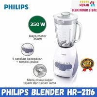 Gambar BLENDER PHILIPS 2 IN 1 HR 2116 / HR2116 [ 2 LITER / KACA / 350 WATT ] dari MurahElektronik.store undefined 2 Tokopedia