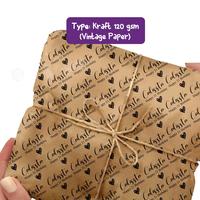 Gambar Custom Kertas Kado #Teks - (4 Lembar Ukuran A3+ 32x48,5 cm) Custoomin dari Custoomin undefined 4 Tokopedia
