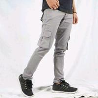 Gambar celana cargo panjang pria terlaris MOCCA / Celana Panjang Cargo - Abu-abu, 28 dari Market Jeans Pria undefined 1 Tokopedia