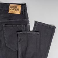 Gambar Ripped Pants Denim AlfheimCloth.Inc Slim Fit Men Dark Black Flame - DarkBlack Flame, L dari ALFHEIM CLOTH.INC undefined 5 Tokopedia
