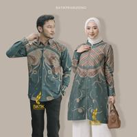 Gambar Batik Prabuseno Baju Seragam Couple Sarimbit Katun Tyaga Ulfa Army dari Butik Batik Prabuseno undefined 1 Tokopedia