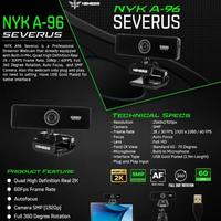Gambar Webcam NYK Nemesis A96 SEVERUS QHD 2K 60FPS 5MP Web Cam Kamera Camera Laptop PC Computer Komputer Eksternal External dari GENESISCOM undefined 2 Tokopedia