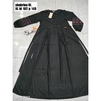 Gambar Gamis Bordir Hitam by Gamis Shabrina Ori Dress Gamis Cantik Kekinian dari Shoping Yuk undefined 2 Tokopedia