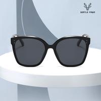 Gambar Gentle Fawn Kacamata Sunglasses Polarized Kotak Oversized Wanita 22004 - BLACK dari Gray Pink undefined 3 Tokopedia