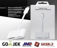 Gambar CONVERTER LIGHTNING TO HDMI DIGITAL TV AV LCD KABEL IPHONE IPAD MINI dari KINGBAG OFFICIAL STORE undefined 1 Tokopedia