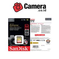 Gambar SANDISK Extreme SDXC UHS-I V30 64GB 170mbps Memory Card kamera dari CAMERA CO ID undefined 2 Tokopedia