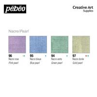 Gambar Cat Kain Tekstil Pebeo Setacolor Pearl Opaque For Fabric Paint 45ml - Pearl Pink dari Creative Art Supplies undefined 3 Tokopedia
