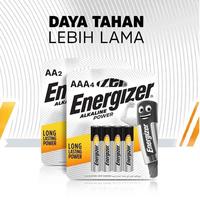 Gambar Energizer Baterai Alkaline Power AA / AAA E91 E92 Isi 4 pcs Daya Tahan Lebih Lama Harga Per Set - AA/4 dari Gottemall Store undefined 3 Tokopedia