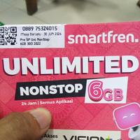 Gambar perdana smartfren Unlimited nonstop 6 + 4 GB dari RupaRupi25 undefined 1 Tokopedia